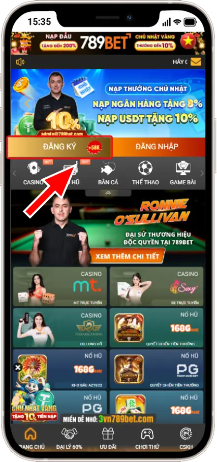 Hướng dẫn đăng ký 789bet chi tiết cho người mới
